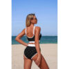 Push-Up Triangle High-Waist Banded Bikini
