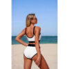 Push-Up Triangle High-Waist Banded Bikini
