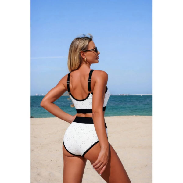 Push-Up Triangle High-Waist Banded Bikini