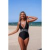 Padded Drawstring Tankini Two-Piece Swim Set