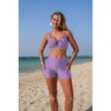 Crisscross Tummy-Control Bikini Set with Side Ties