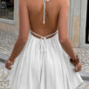 Camisole A-Line Mini Dress with Metal Buckle
