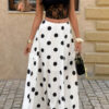 Polka Dot Pencil Skirt - Classic Tailored Silhouette