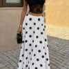 Polka Dot Pencil Skirt - Classic Tailored Silhouette