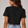 Cropped Mexico-Print Cotton Shirt - Short Sleeve
