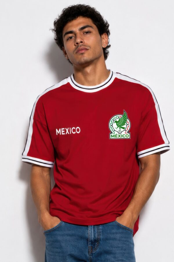 Men's Mexico Print Short-Sleeve T-Shirt - Striped Tape