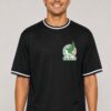 Mexico World Cup Micromesh Tee with Striped Neck