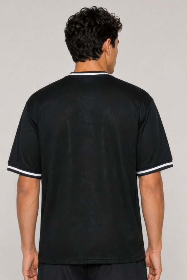 Mexico World Cup Micromesh Tee with Striped Neck