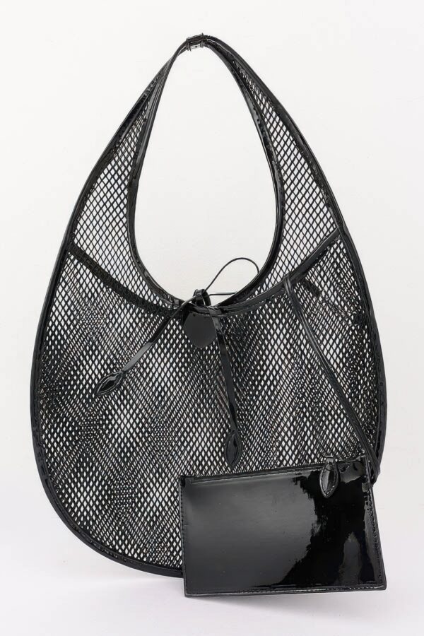 Lightweight Mesh Tote with Detachable Pouch