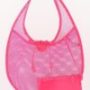 Lightweight Mesh Tote with Detachable Pouch
