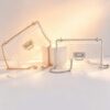 Clear PVC Shoulder Bag with Metallic Chain Edge