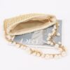 Woven Pearl-Chain Shoulder Bag with Nautical Charms