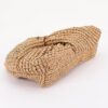 Twist-Knot Textured Woven Crossbody Bag