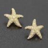Seaside Crystal Starfish Stud Earrings