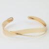 Polished Wrap Arm Cuff - Minimal Open Design