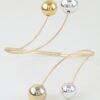 Two-Toned Spiral Beaded Arm Cuff - Sculptural Wrap