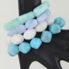 Multi Marble Stone Beaded Bracelet - Layered Look