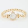 Polished Box Chain Watch Bracelet with Stone Markers