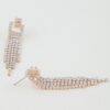 Cubic Zirconia Drop Earrings - Tapered Cascade