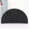 Half-Moon Rhinestone Party Clutch