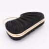 Pleated Polyurethane Party Clutch - Ring Handle