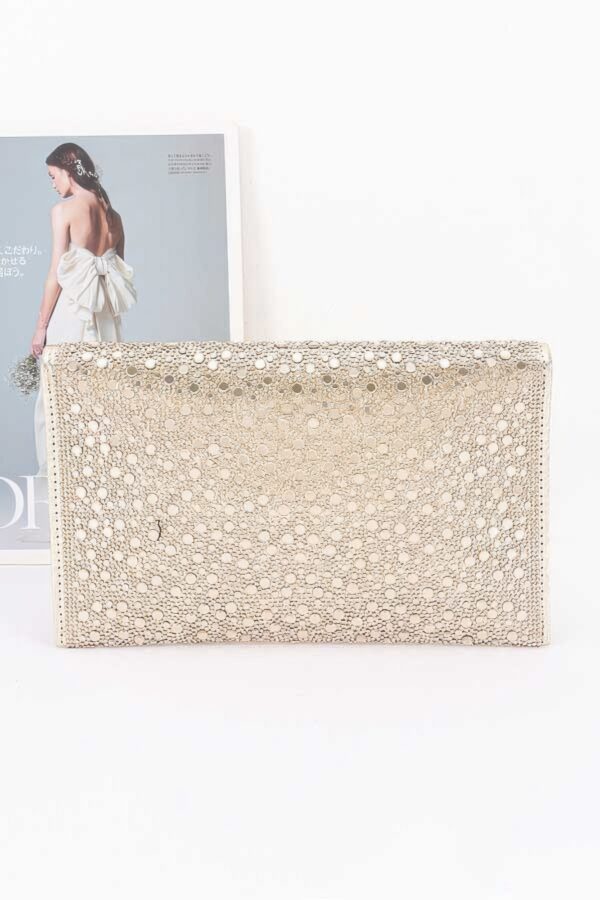 Rhinestone Envelope Clutch - Sparkle Evening Bag