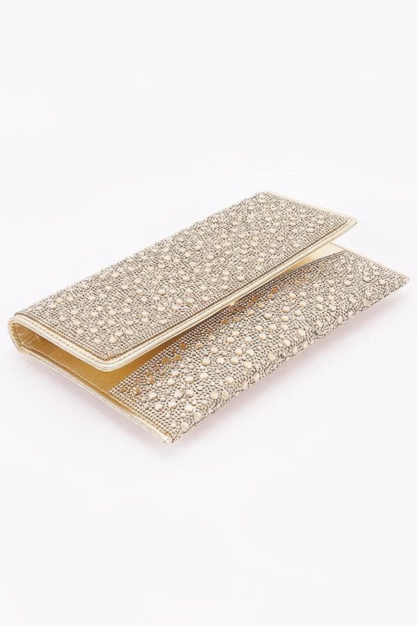 Rhinestone Envelope Clutch - Sparkle Evening Bag