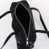 Vegan Leather Eyelet-Studded Rectangular Shoulder Bag