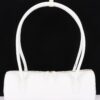 Vegan Leather Rectangular Shoulder Bag - Minimalist