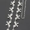Rhinestone Bow Charm Chain Waist Belt - Adjustable