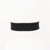 Wide Waist Belt with Oval Buckle