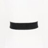Vintage Disc Elastic Waist Belt - Wide Polyurethane Band
