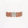 Vintage Disc Elastic Waist Belt - Wide Polyurethane Band
