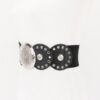 Plus-Size Vintage Disc Belt - Wide Elastic