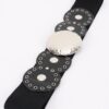 Plus-Size Vintage Disc Belt - Wide Elastic