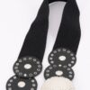 Plus-Size Vintage Disc Belt - Wide Elastic