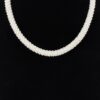 Beaded Choker with Round Studs - Coordinated 2-Piece Set