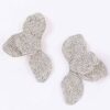 Oversized Four-Leaf Rhinestone Statement Earrings