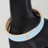 Polka-Dot Enamel Cuff Bracelet