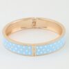 Polka-Dot Enamel Cuff Bracelet