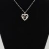 Hammered Disc Teardrop Lariat Necklace