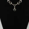 Beaded Heart Necklace - Mariner Chain, 16-inch