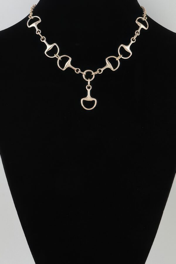 Beaded Heart Necklace - Mariner Chain, 16-inch