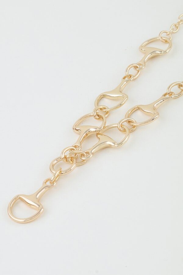 Beaded Heart Necklace - Mariner Chain, 16-inch