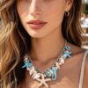 Under-the-Sea Multi-Charm Necklace with Pearl Accents