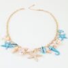 Under-the-Sea Multi-Charm Necklace with Pearl Accents