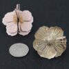 Blossom Earrings - Layered 3D Blush Petals
