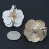 Blossom Earrings - Layered 3D Blush Petals