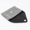 Rhinestone Envelope Clutch with Metallic Chain