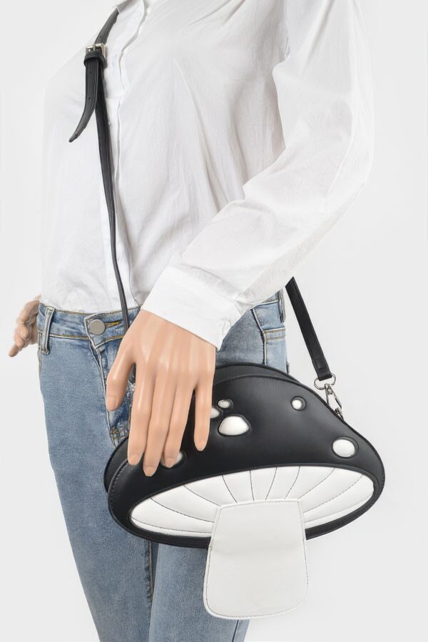 Mushroom Clutch with Sculpted Silhouette